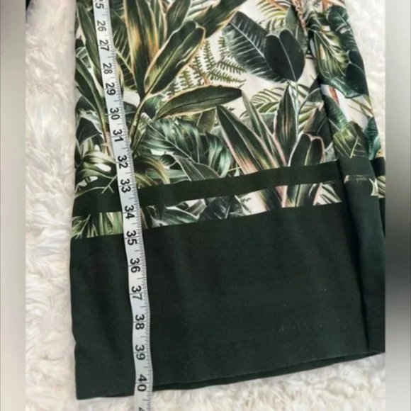 H&M Jaguar Palm Jungle print Blouse / Wide Leg Trouser Set Animal 2 / 4 Like New - Picture 7 of 9